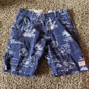 Vintage island corduroy shorts